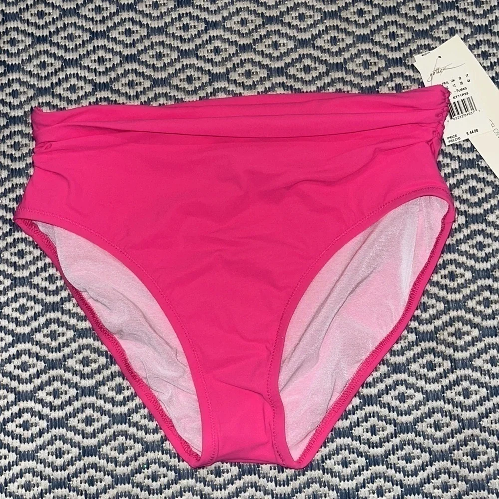 Profile By Gottex Fuchsia Bikini Bottom  size 10 NWT